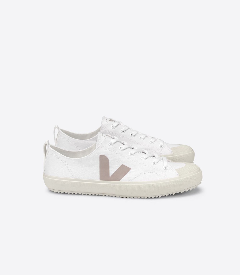 Veja Trainers Womens White/Pink - Nova Canvas - MGCW-80623